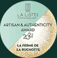 Artisan & Authenticy Award 2021